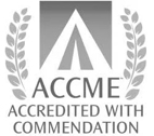 ACCME Accredited with Commendation Logo