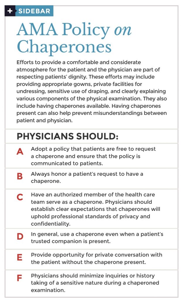 university of michigan medical chaperone policy